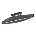 Ledvance Decor Flat Felt Loftlampe Grå 23W 800lm - 830 Varm Hvid
