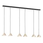 Emibig Pendel Lampe Elit Stål Sort | Egnet til 6x GX53 - Max 12W