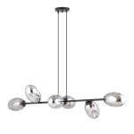 Emibig Pendel Lampe Pandora Stål Sort | Egnet til 6x E14 - Max 10W