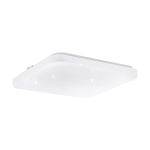 Eglo Væg og Loftlampe Frania-S Stål Hvid 14.6W 1600lm - 840 Kold Hvid | IP44 
