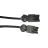 Noxion GST - Kompatibel Forlængerkabel Sort - Han + Hun - 3m - 3 pole 1,5mm2