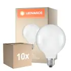Fordelspakke 10x Ledvance Classic LED E27 Globe Filament Matt 3.8W 806lm - 827 Ekstra Varm Hvid | Erstatter 60W