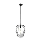 Eglo Pendel Lampe Newtown Stål Sort | IP20 - Egnet til 1x E27 